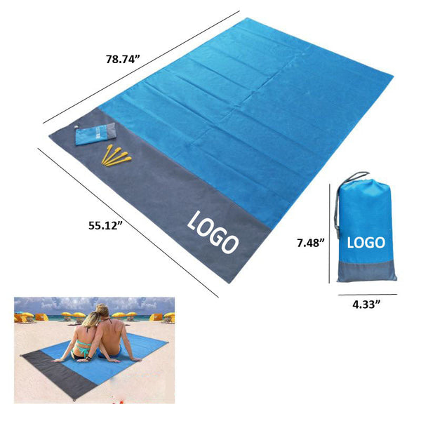Foldable Nylon Waterproof  Beach Blanket