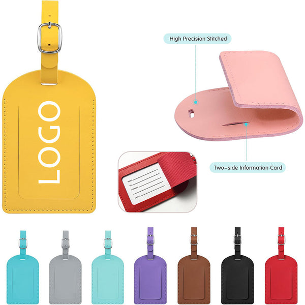 PU Leather Luggage Tag