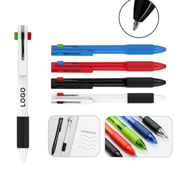 4-in-1 Multicolor Retractable Ballpoint Pen