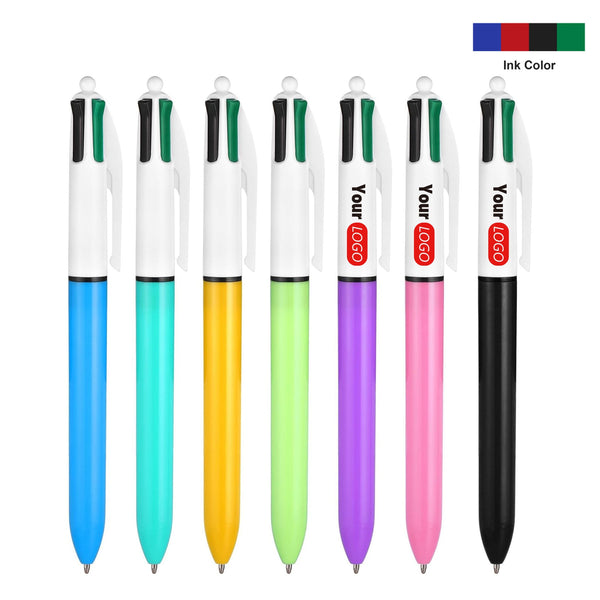 4-Color Retractable Ballpoint Pens