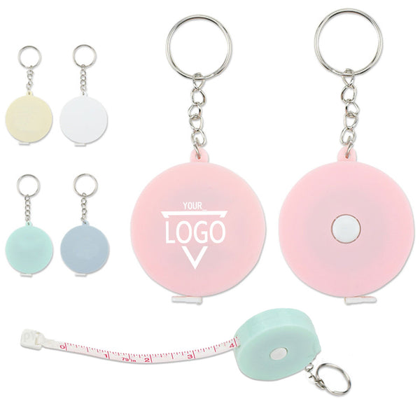 1.5m Round Measuring Tape Keychain