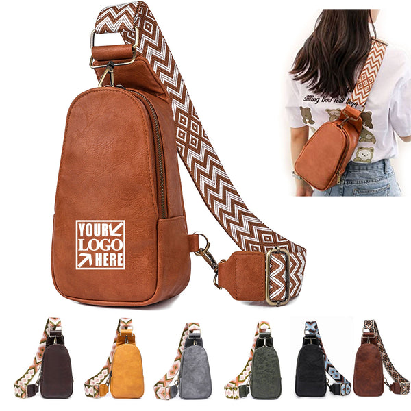 PU Crossbody Sling Backpack Bag