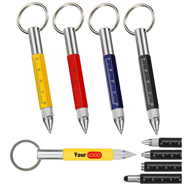 6 In 1 Multifunction Screwdriver Ballpoint Pen Keychain