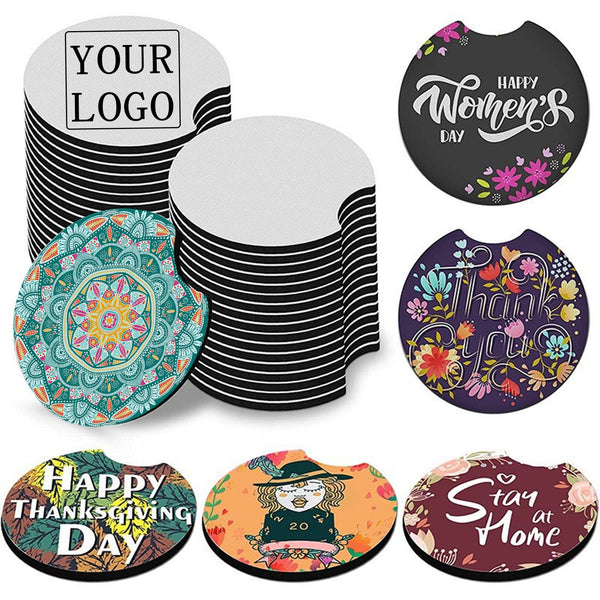 Chloroprene Rubber Sublimation Blank Cup Coasters