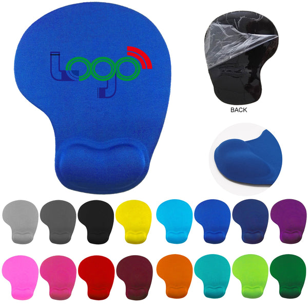 Office Mousepad with Gel Wrist Support