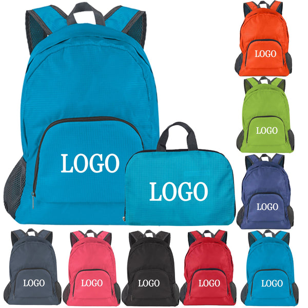 Large capacity foldable backpack