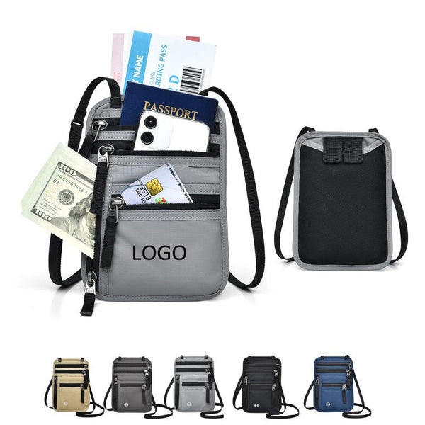 RFID Crossbody Passport Bag