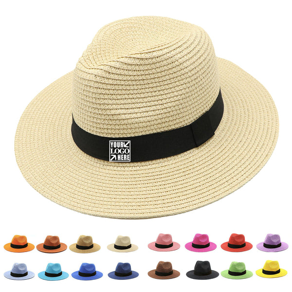 Women Wide Brim Straw Panama Hat