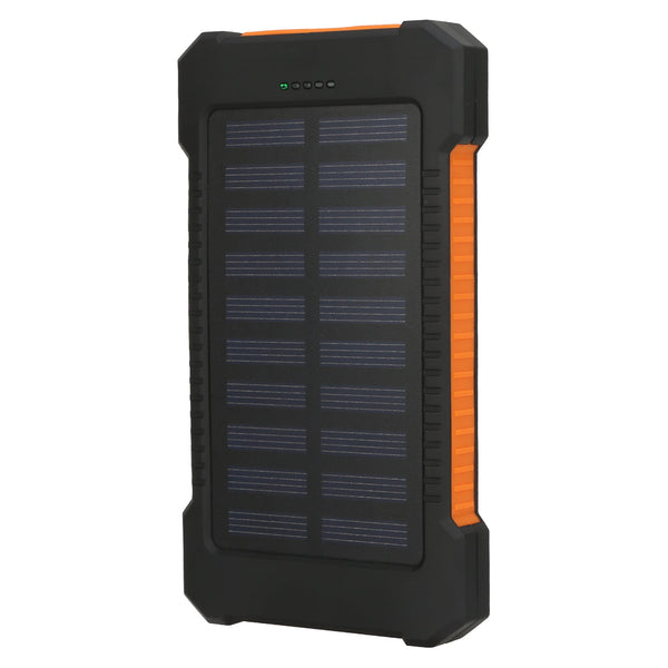 8000mAh Solar Powered Power Bank With LED Light